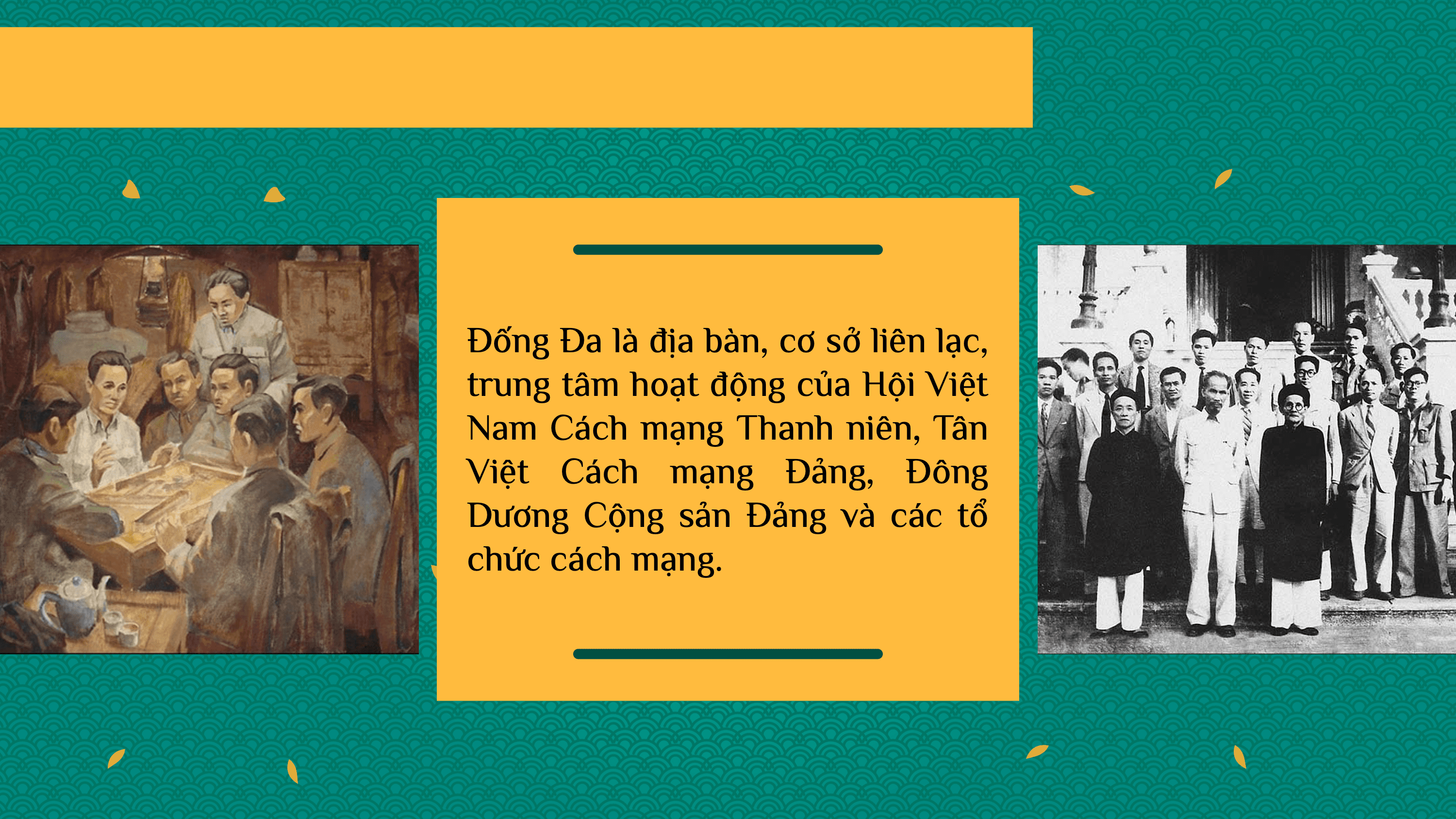 Tổ chức Đảng ra đời ở Đống Đa và cuộc Tổng khởi nghĩa — slide 5