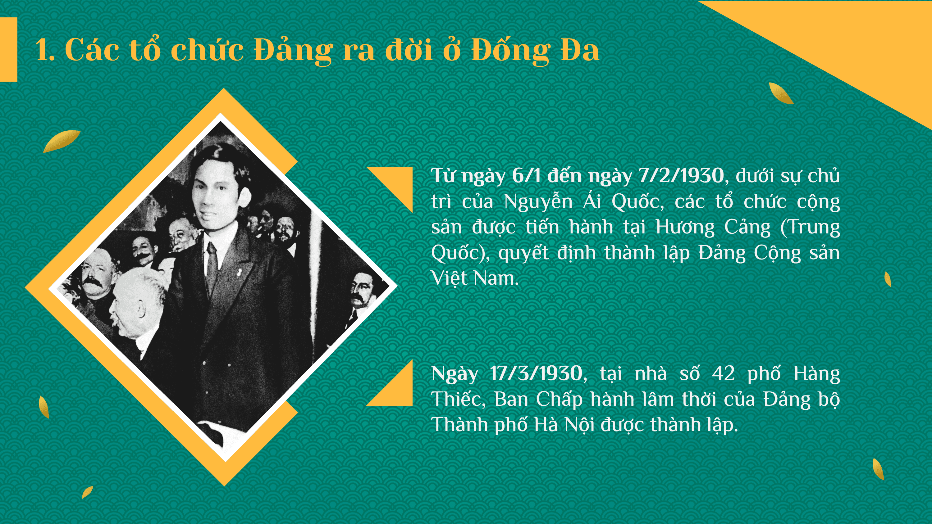 Tổ chức Đảng ra đời ở Đống Đa và cuộc Tổng khởi nghĩa — slide 9