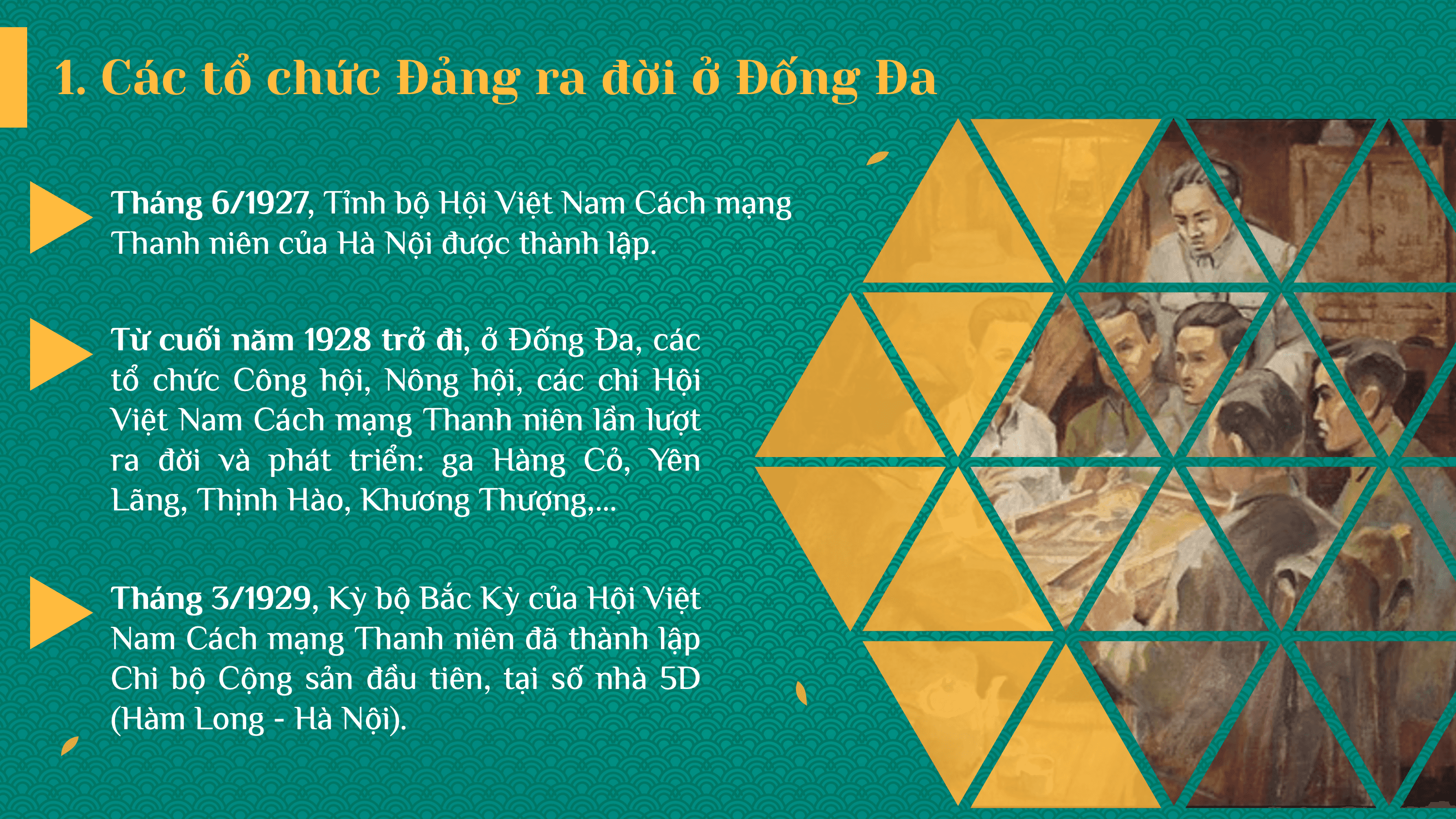 Tổ chức Đảng ra đời ở Đống Đa và cuộc Tổng khởi nghĩa — slide 7